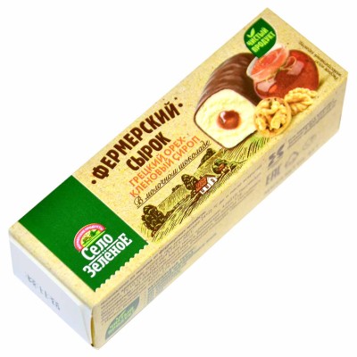 Сырок глазированный Село Зеленое кленовый сироп-грецкий орех 20% 45гр м/у