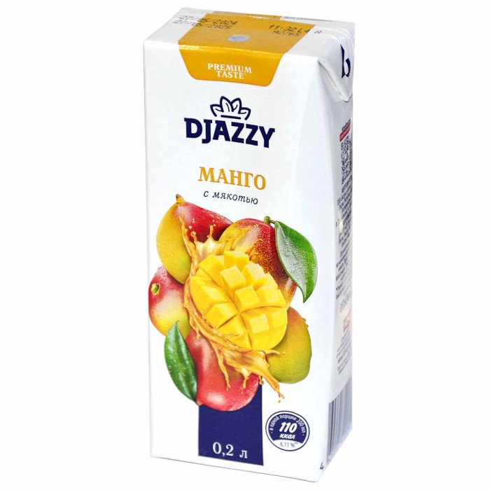 Нектар Djazzy манго 0.2л т/п