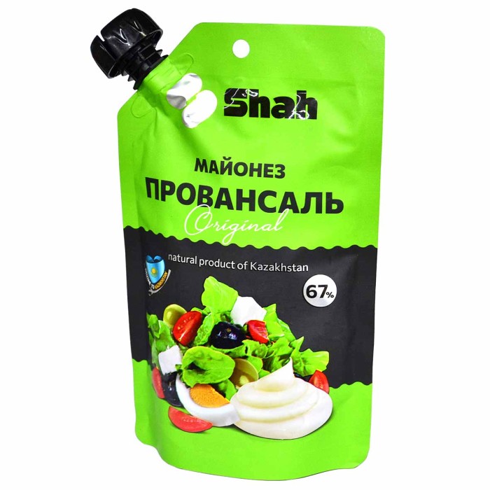 Майонез Shah Провансаль Original 67% 350гр д/п