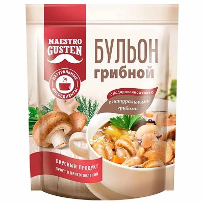 Бульон Maestro Gusten грибной 90гр м/у