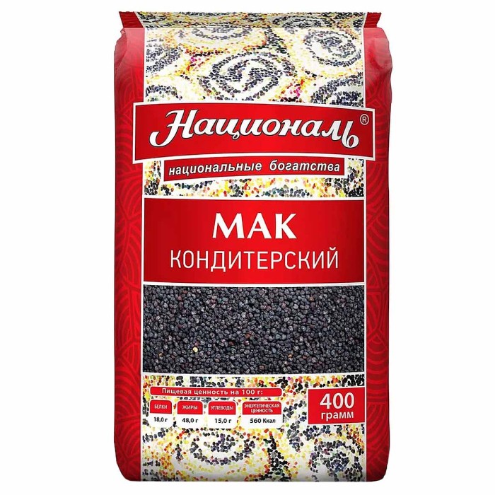 Мак Националь кондитерский 400гр м/у