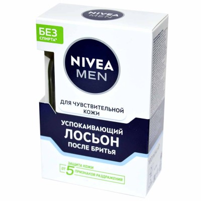 Лосьон после бритья Nivea Men для чувствитвительной кожи 100мл к/у