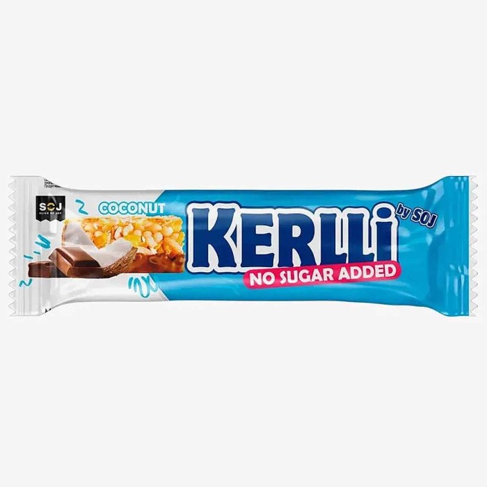 Батончик злаковый ВY Soj Kerlli с кокосом без сахара 45гр м/у