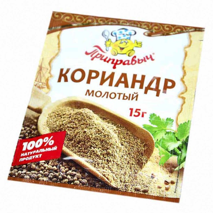 Кориандр Приправыч молотый 15гр м/у