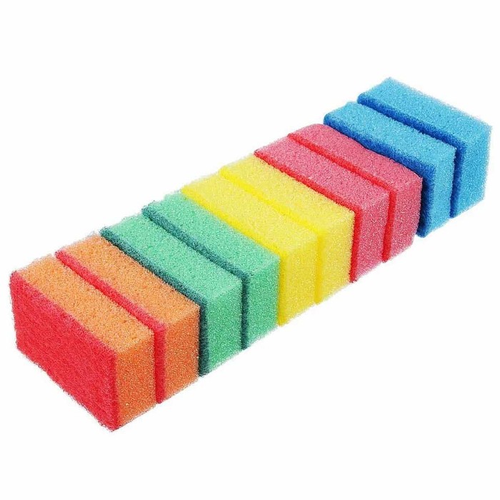 Набор губок для посуды Vetta Прима 10шт арт441-081