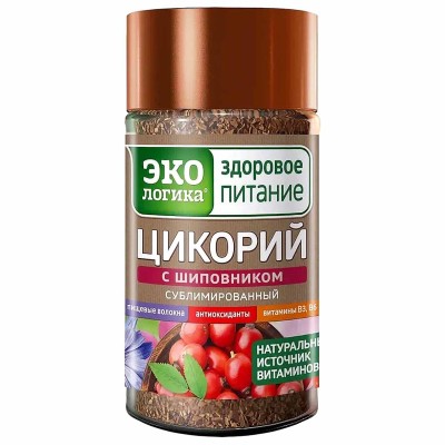 Цикорий ЭКОлогика с шиповником 85гр ст/б