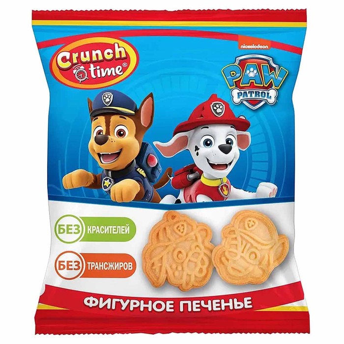 Печенье Щенячий патруль фигурное 20гр м/у