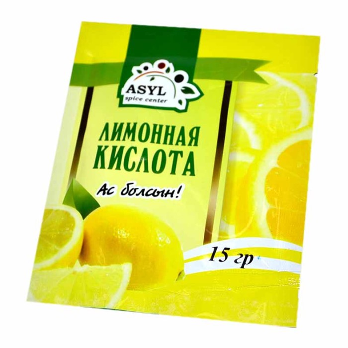 Кислота лимонная Asyl 15гр м/у