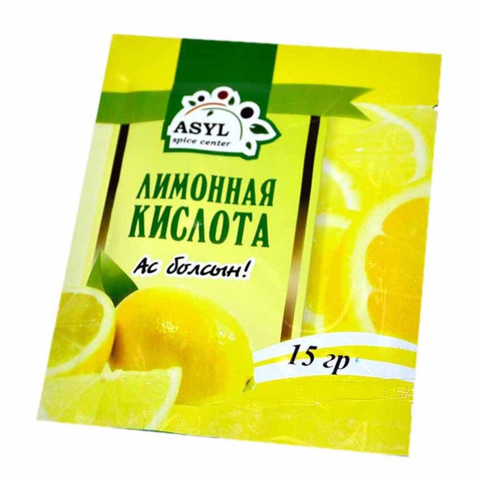 Кислота лимонная Asyl 15гр м/у