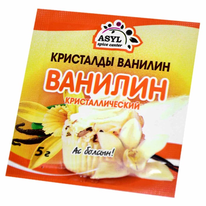 Ванилин Asyl кристаллический 5гр м/у