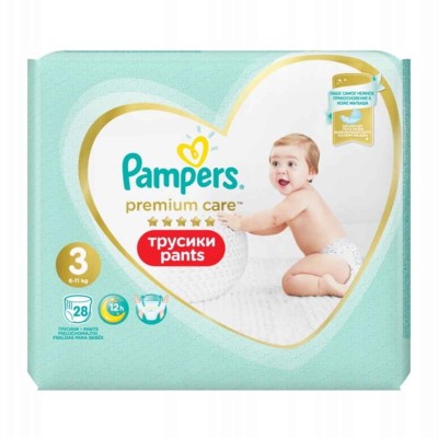 Подгузники-трусики Pampers Premium Care Pants Midi (6-11кг) 28шт м/у