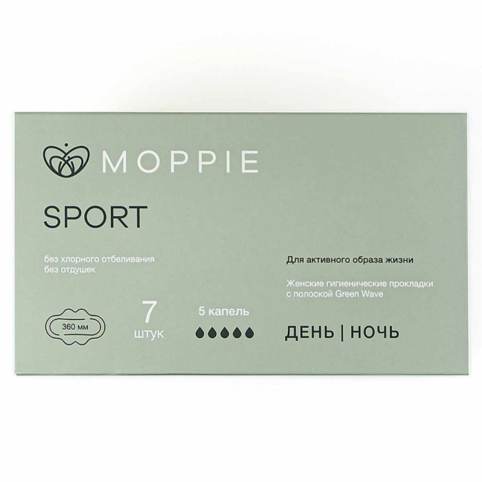 Прокладки Moppie Sport День-ночь 7шт к/у