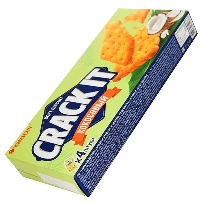 Крекер Crack-It кокосовый 4*18гр к/у