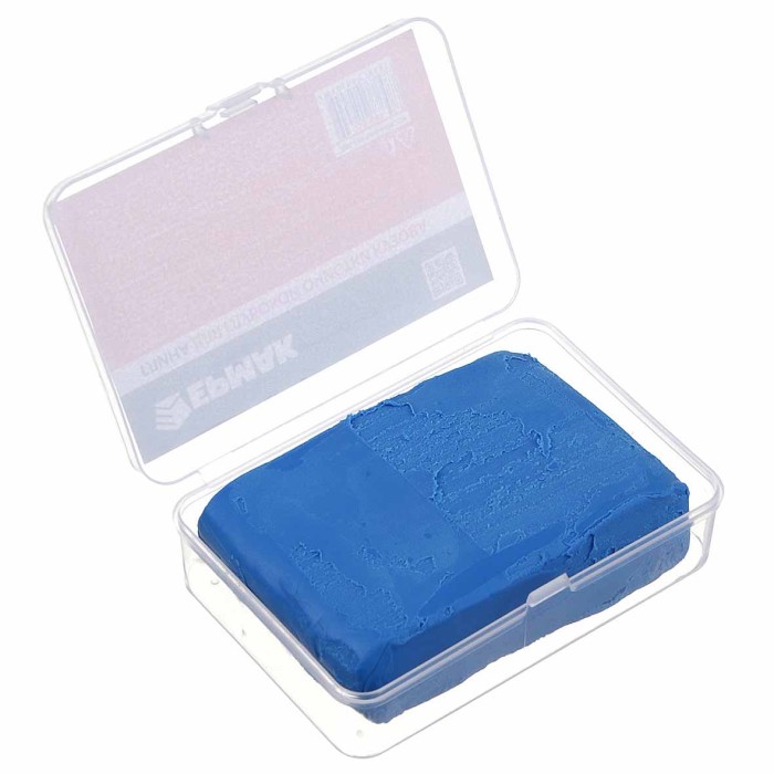 Глина Ермак для глубокой очистки кузова голубая 160гр арт728-044