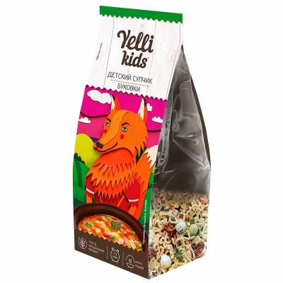 Супчик Yelli Kids Буковки 80гр м/у