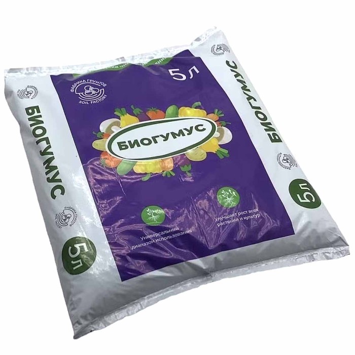 Удобрение Фабрика Грунтов Биогумус 5л м/у