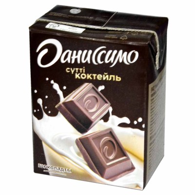 Коктейль молочный Даниссимо шоколад  2%  200мл пэт
