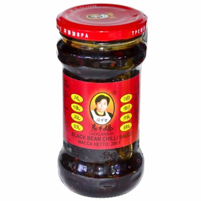 Соус Lao Gan Ma из черных соевых бобов 250гр ст/б