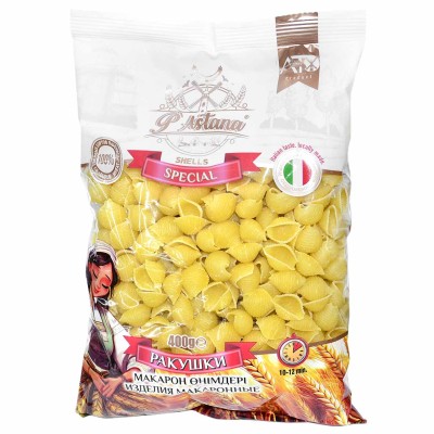 Макароны Pastana Ракушки 400гр м/у