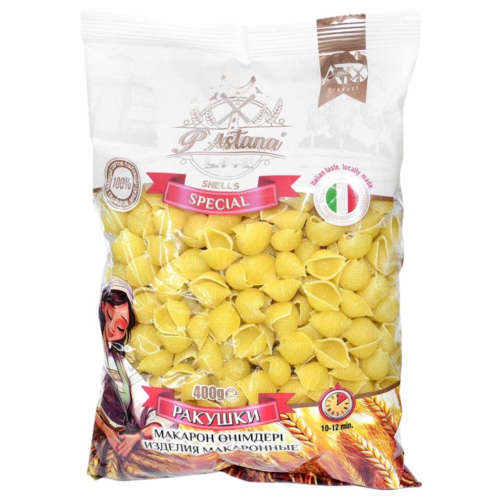 Макароны Pastana Ракушки 400гр м/у