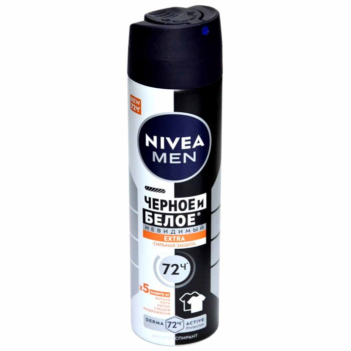 Дезодорант Nivea Men Черное и белое невидимый Extra 150мл ж/б