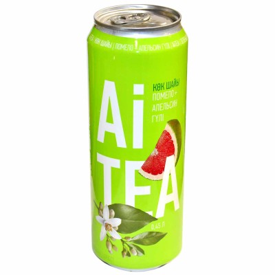 Чай Ai Tea памело-цветок апельсина зеленый 0,45л ж/б