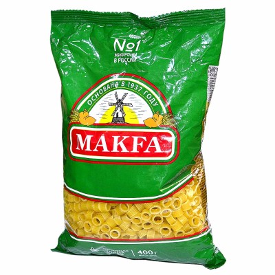 Макароны Makfa кольца 400гр м/у