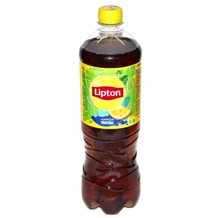 Чай Lipton Ice Tea лимон черный 1,5л пэт