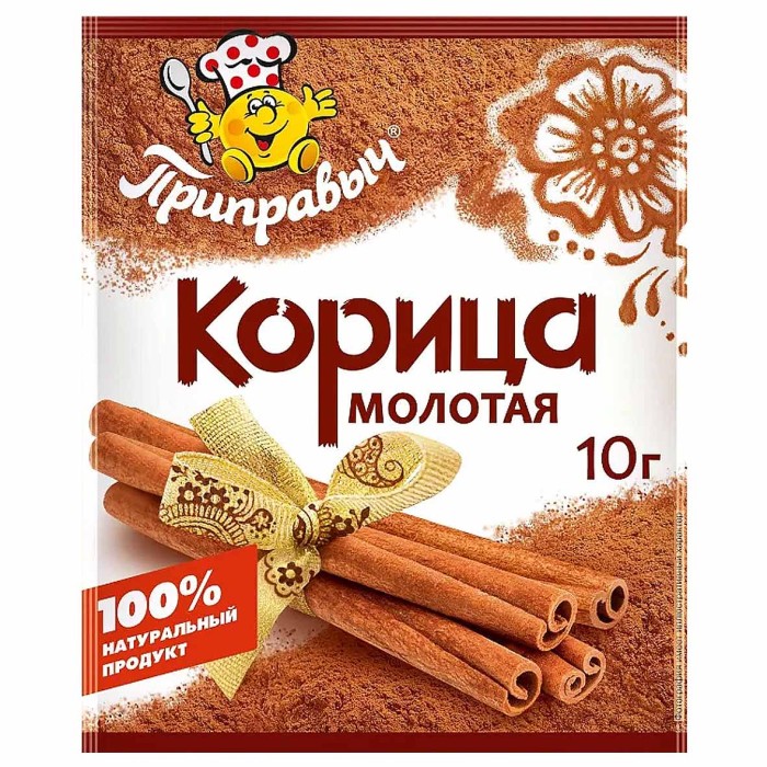 Корица Приправыч молотая 10гр м/у