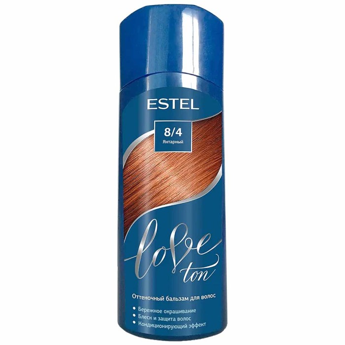 Бальзам оттеночный для волос Estel Love ton Янтарный 8/4 150мл пэт