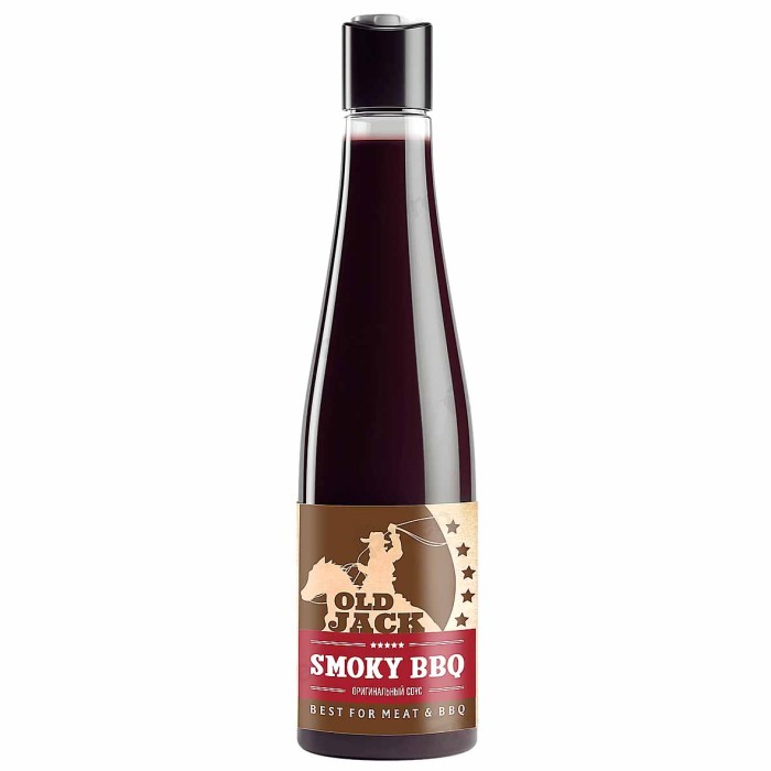 Соус для мяса Old Jack Smoky BBQ 375гр пэт