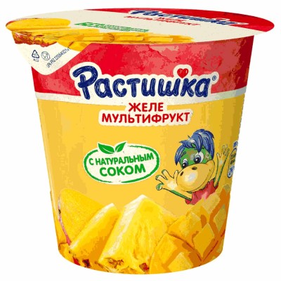 Желе Растишка мультифрукт 100гр пэт
