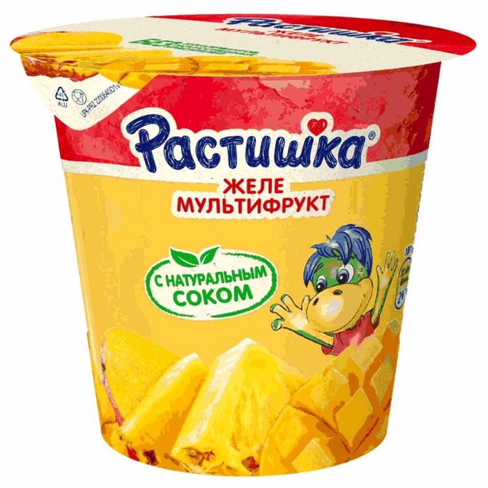 Желе Растишка мультифрукт 100гр пэт