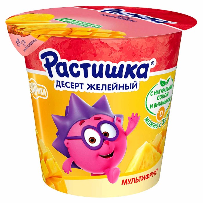 Желе Растишка мультифрукт 100гр пэт