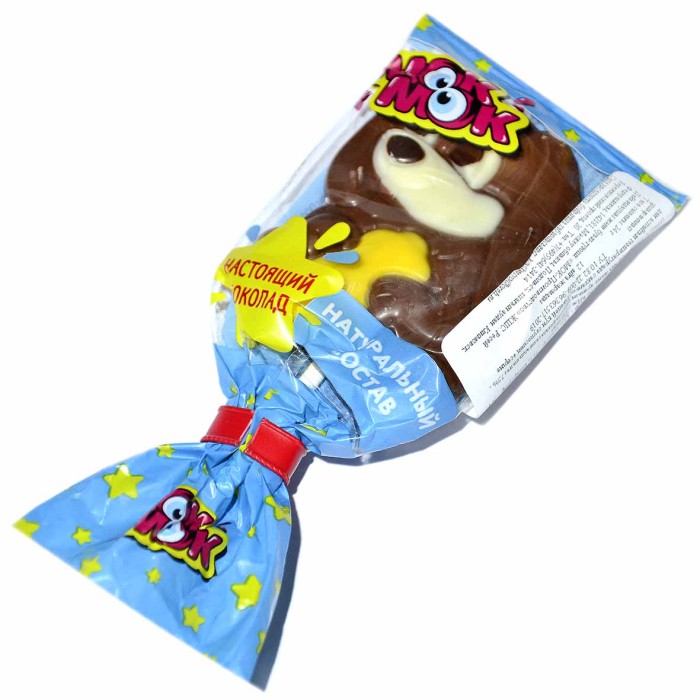 Фигурка шоколадная Мок-Мок с печеньем 24гр м/у