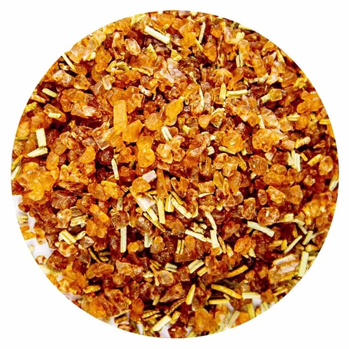 Соль копчёная Ашан с розмарином и чесноком натуральная крпуная на ольхе 90гр м/у