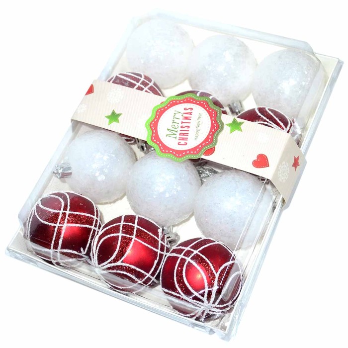 Набор украшений елочных Шары в коробке артNO.EL-36 №21