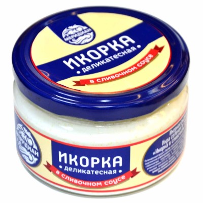 Икорка Меридиан мойвы в сливочном соусе 160гр ст/б