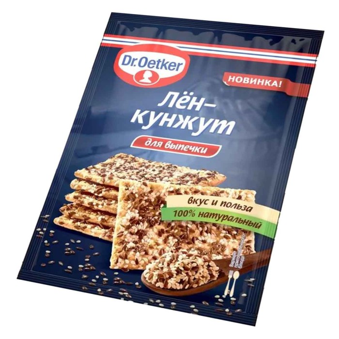 Смесь семян Dr.Oetker лен и кунжут 15гр м/у