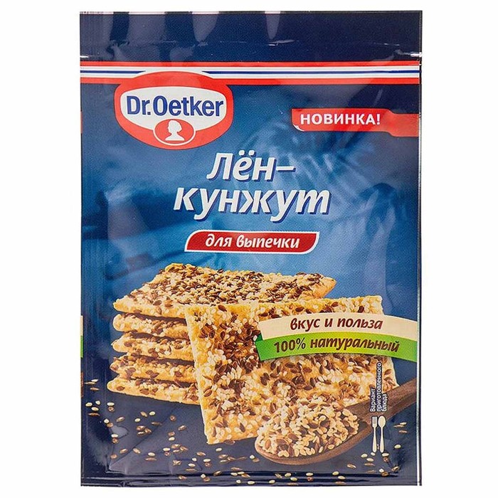 Смесь семян Dr.Oetker лен и кунжут 15гр м/у