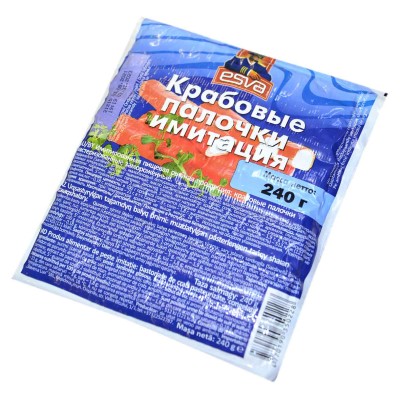 Палочки крабовые Esva 240гр м/у