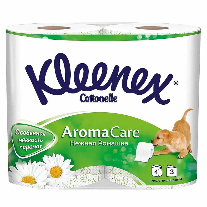 Бумага туалетная Kleenex Ромашка 4шт м/у