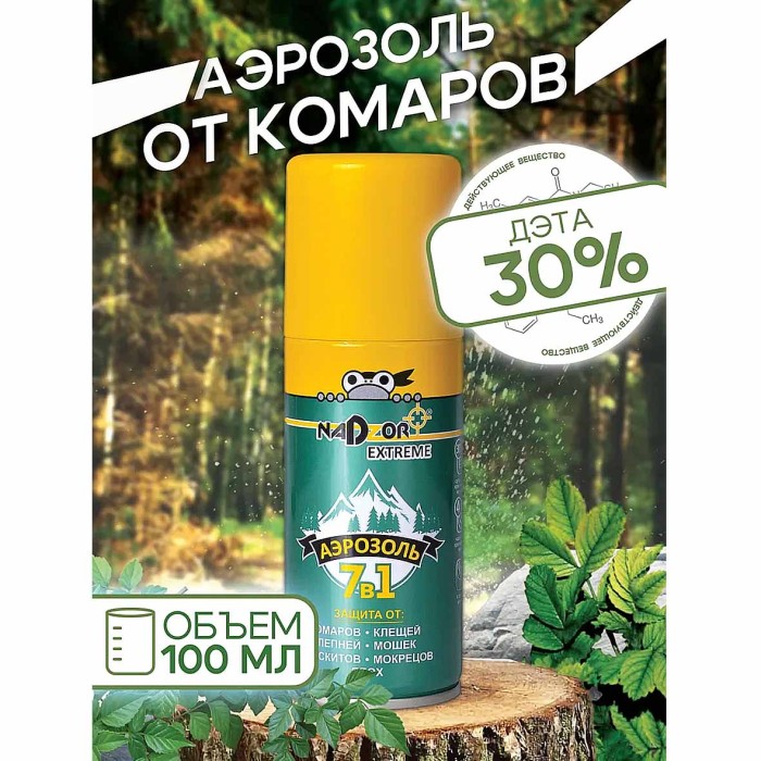 Аэрозоль Nadzor Extreme 7в1  100мл  ж/б артISU007EX