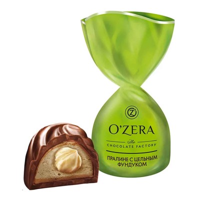 Конфеты OZera Пралине с цельным фундуком