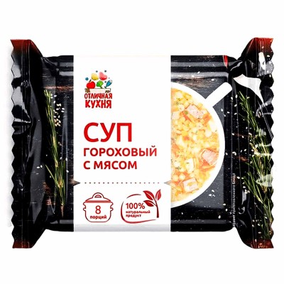 Суп Отличная кухня Гороховый с мясом 180гр м/у