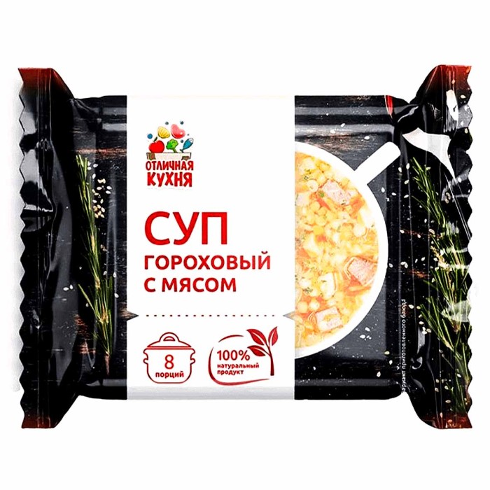Суп Отличная кухня Гороховый с мясом 180гр м/у