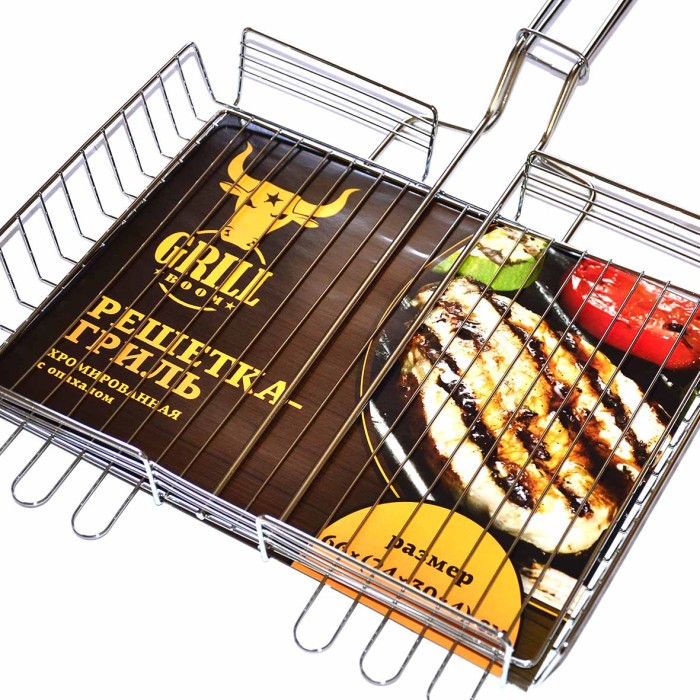 Решетка-гриль Grillboom хром арт104-005