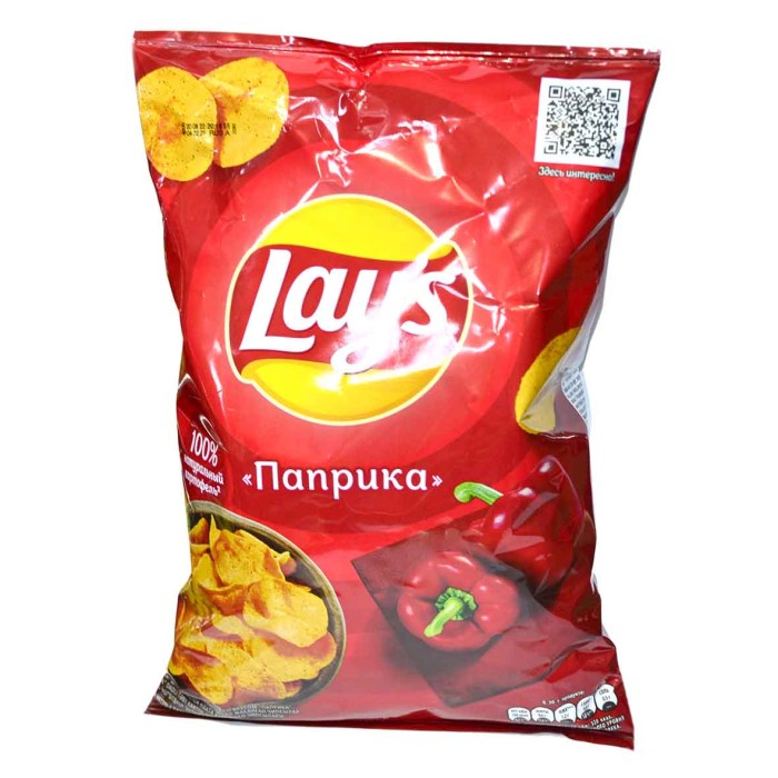 Чипсы Lay’s вкус паприка 140гр м/у