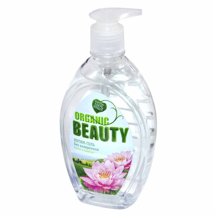 Гель для интимной гигиены Organic beauty Лотос и бамбук 500мл пэт