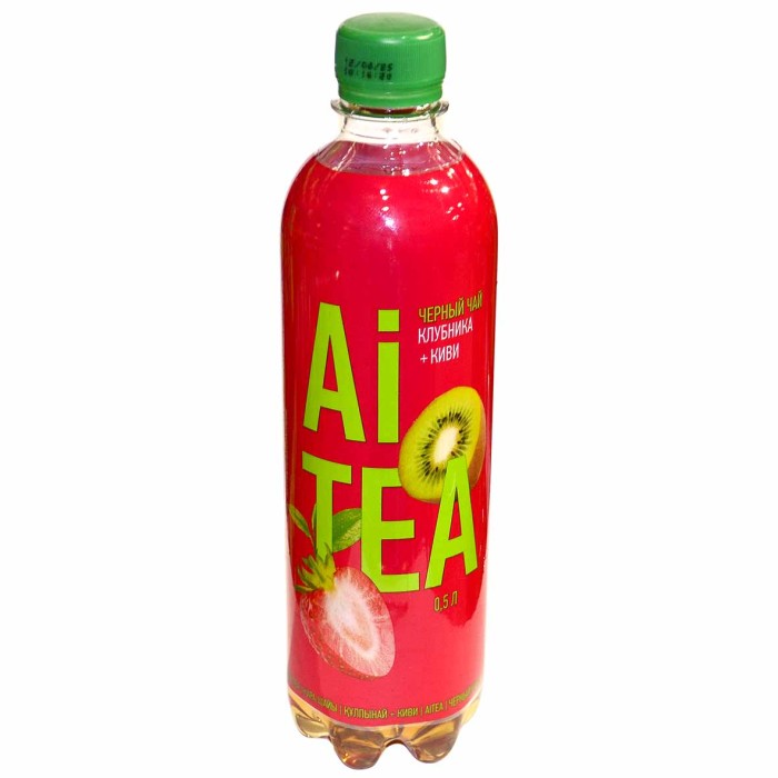 Чай Ai Tea клубника-киви черный 0,5л пэт